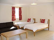 Lounge, Double and single beds